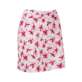 Jupe-short en tricot à imprimé floral Footjoy pour femme