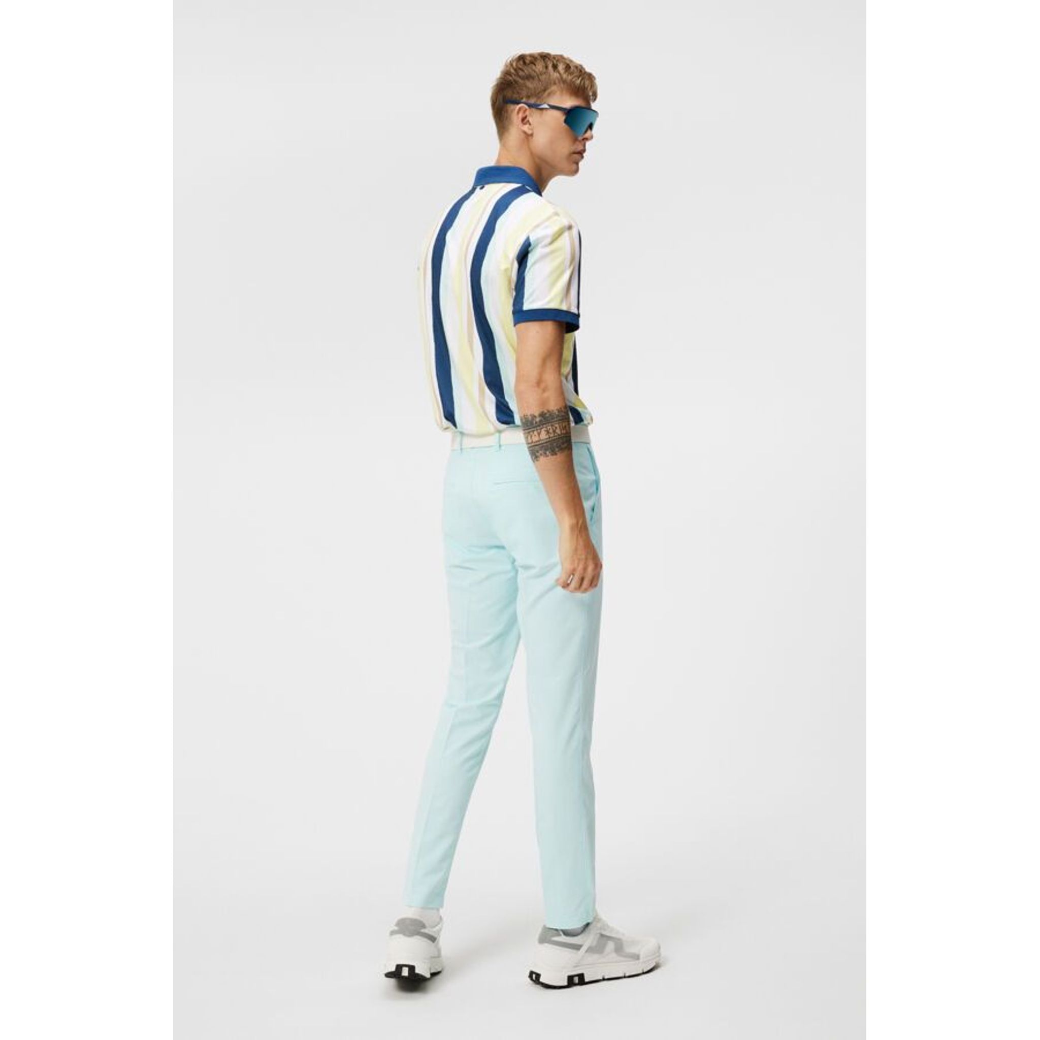 J. Lindeberg Tour Tech Reg Fit Polo imprimé hommes