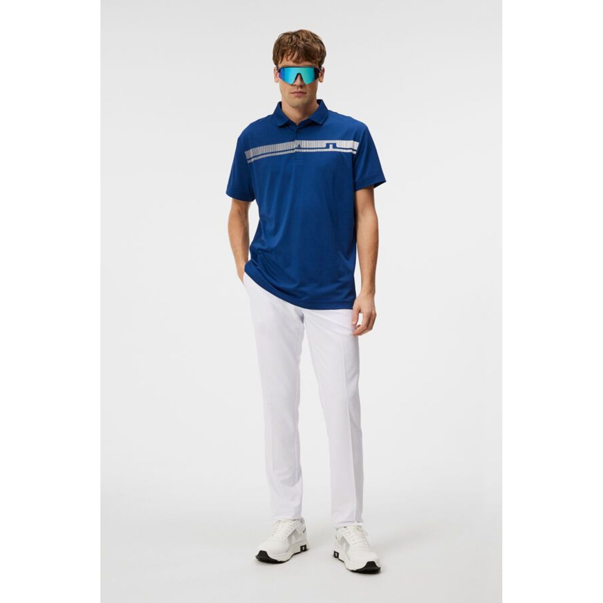 J. Lindeberg Klas Polo de golf coupe classique pour hommes