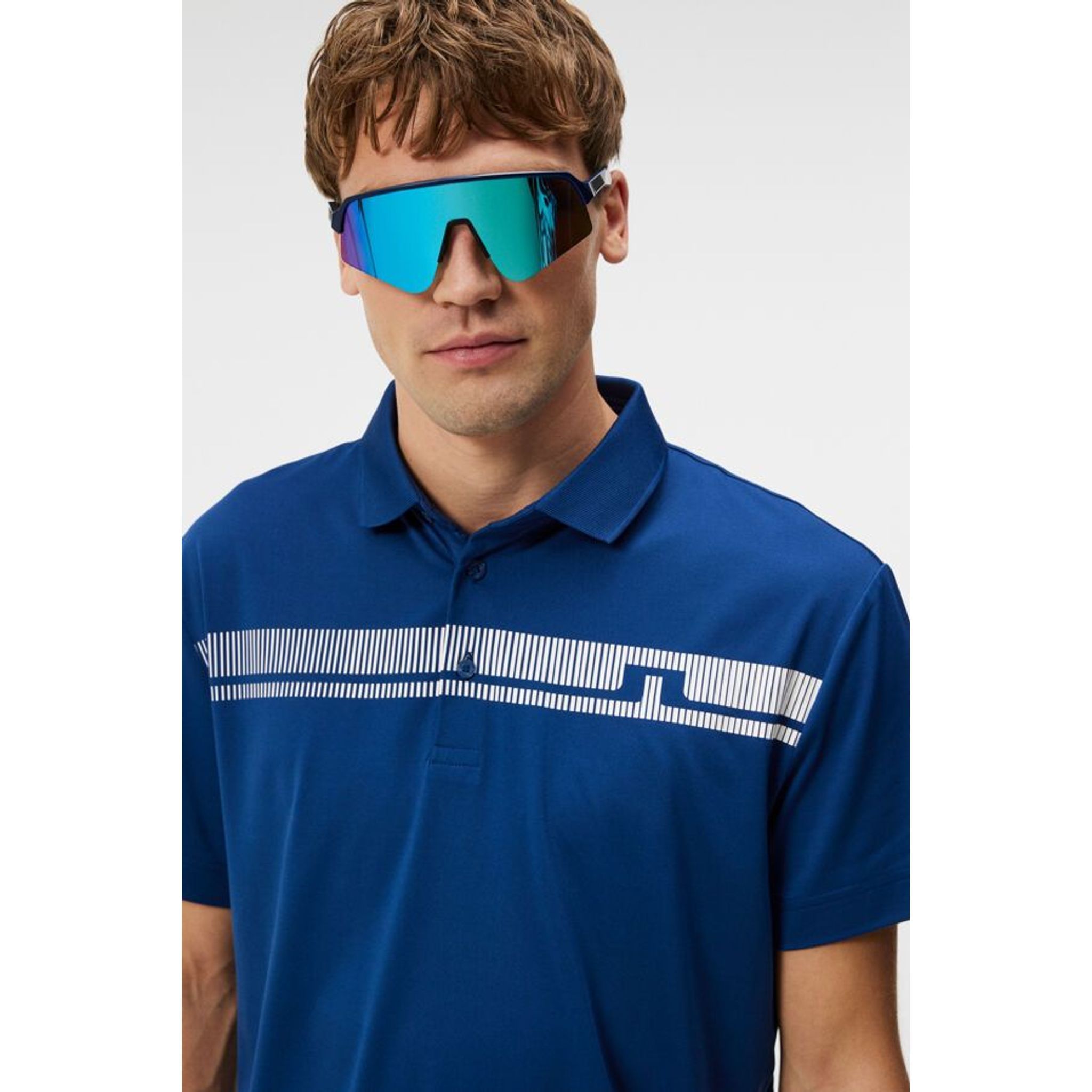 J. Lindeberg Klas Polo de golf coupe classique pour hommes