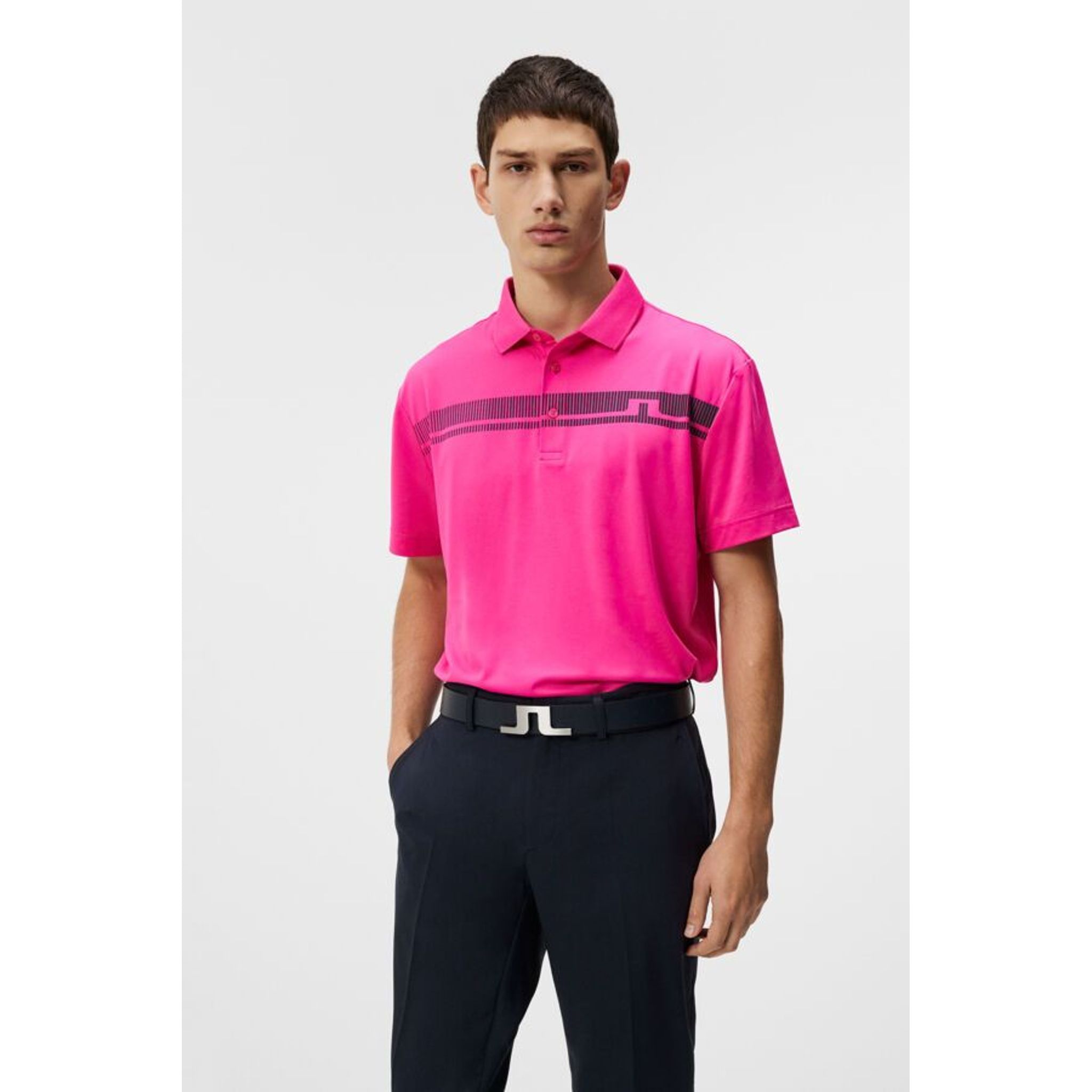 J. Lindeberg Klas Polo de golf coupe classique pour hommes