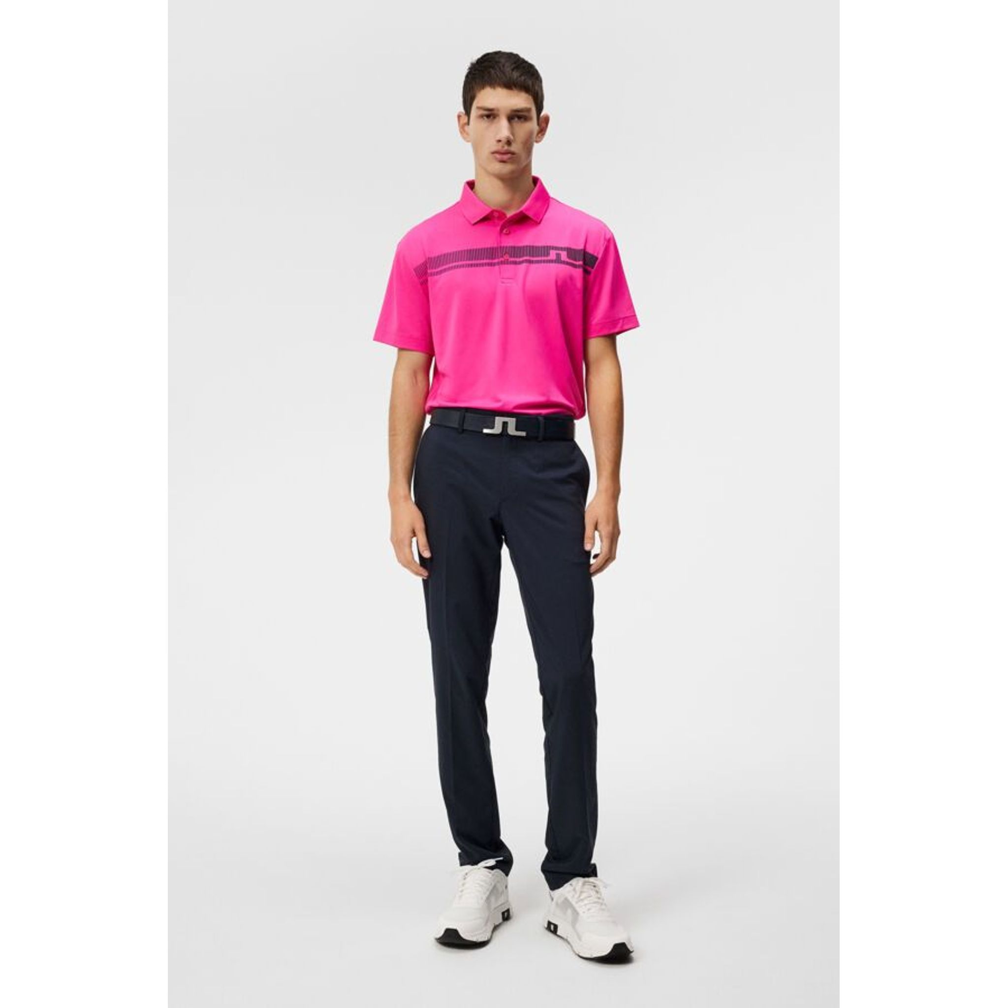 J. Lindeberg Klas Polo de golf coupe classique pour hommes