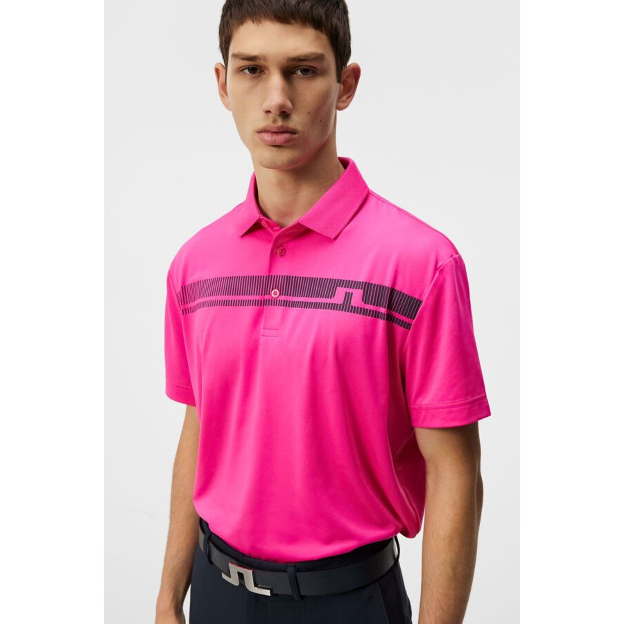 J. Lindeberg Klas Polo de golf coupe classique pour hommes