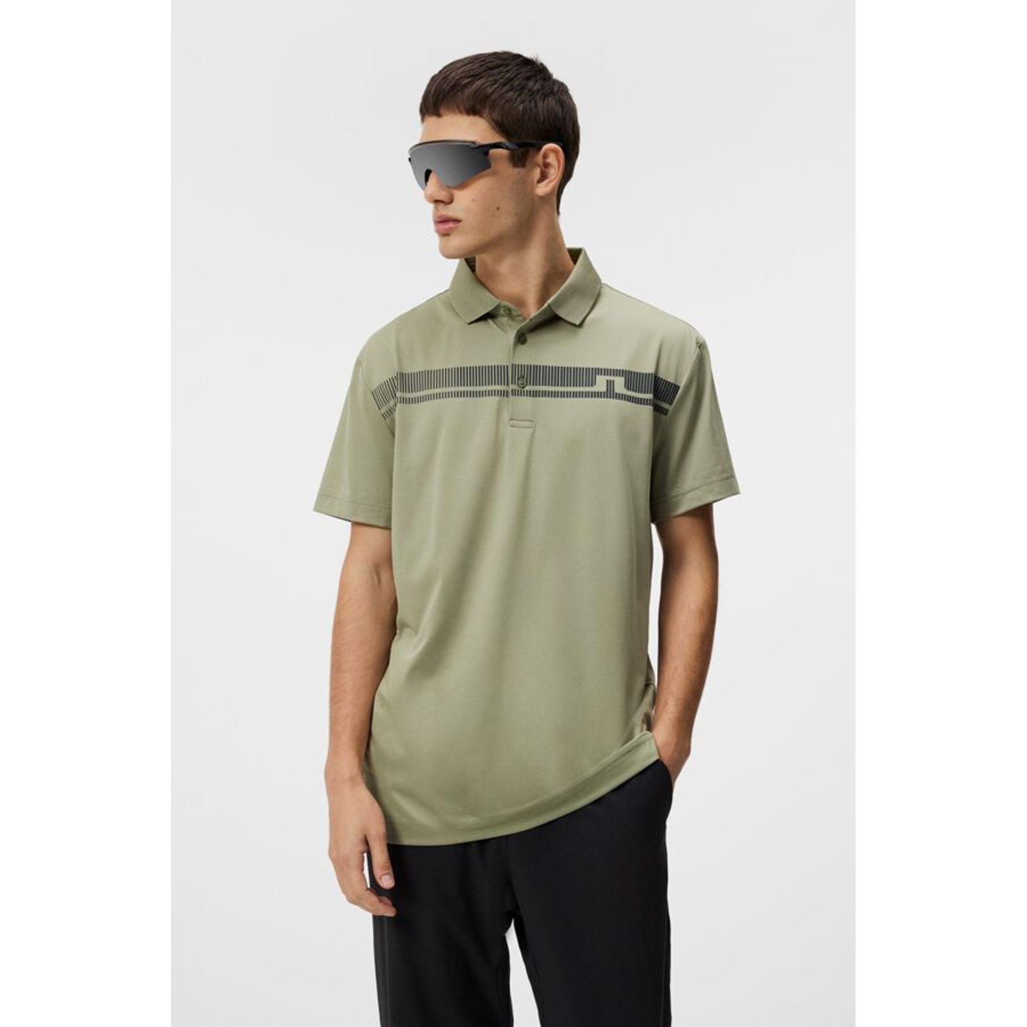 J. Lindeberg Klas Polo de golf coupe classique pour hommes