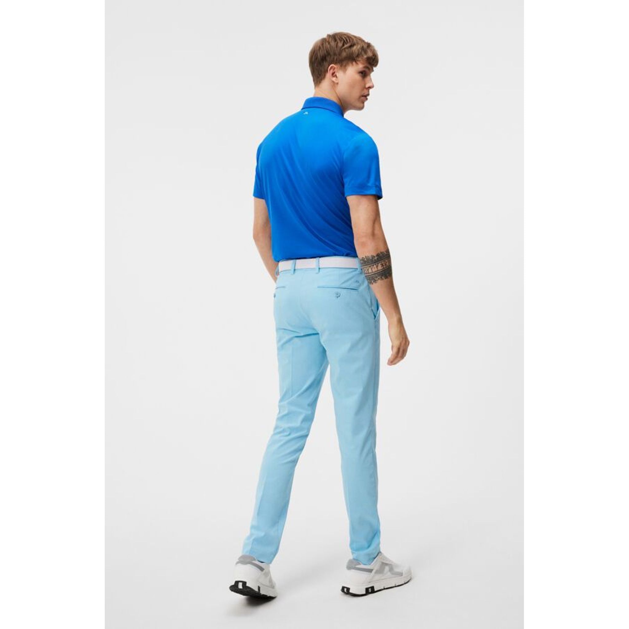 J. Lindeberg Klas Polo de golf coupe classique pour hommes