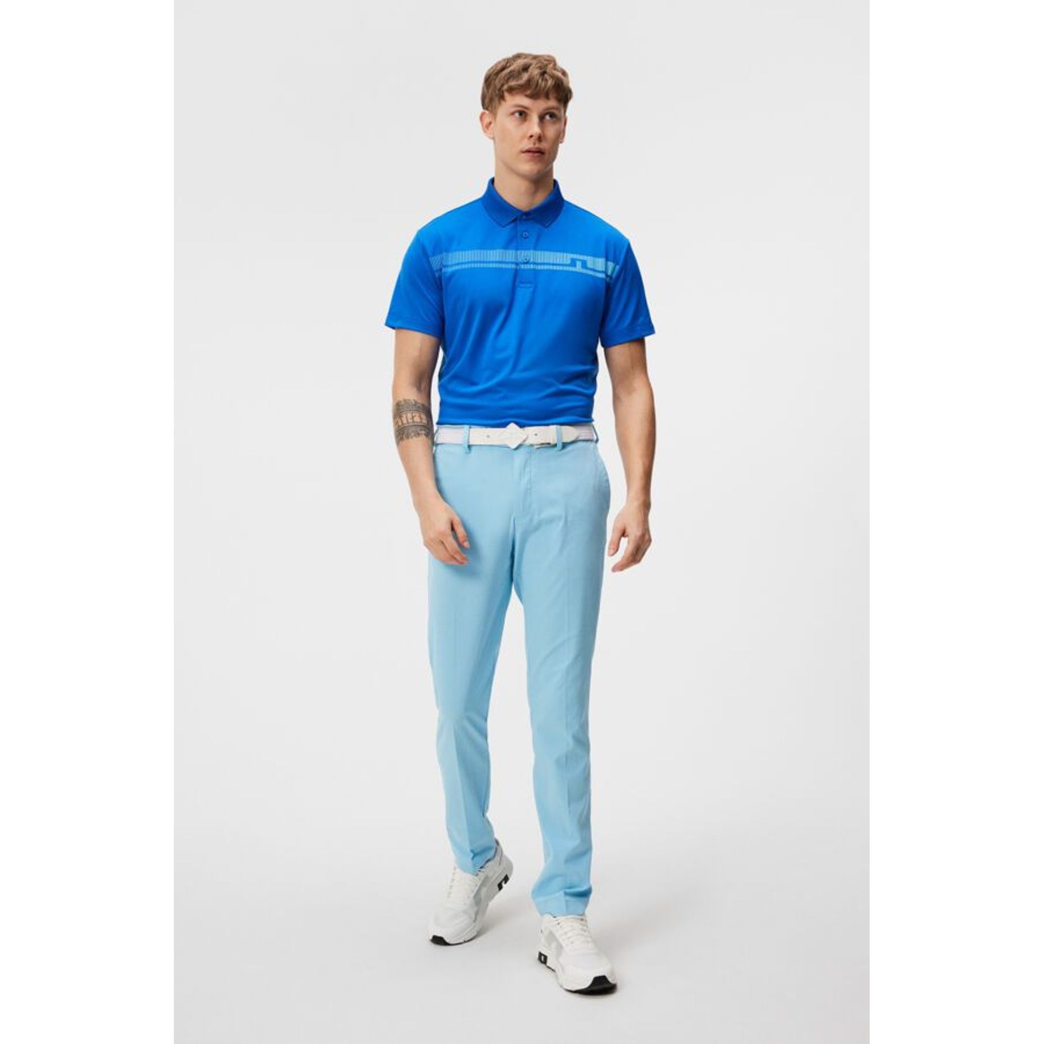 J. Lindeberg Klas Polo de golf coupe classique pour hommes