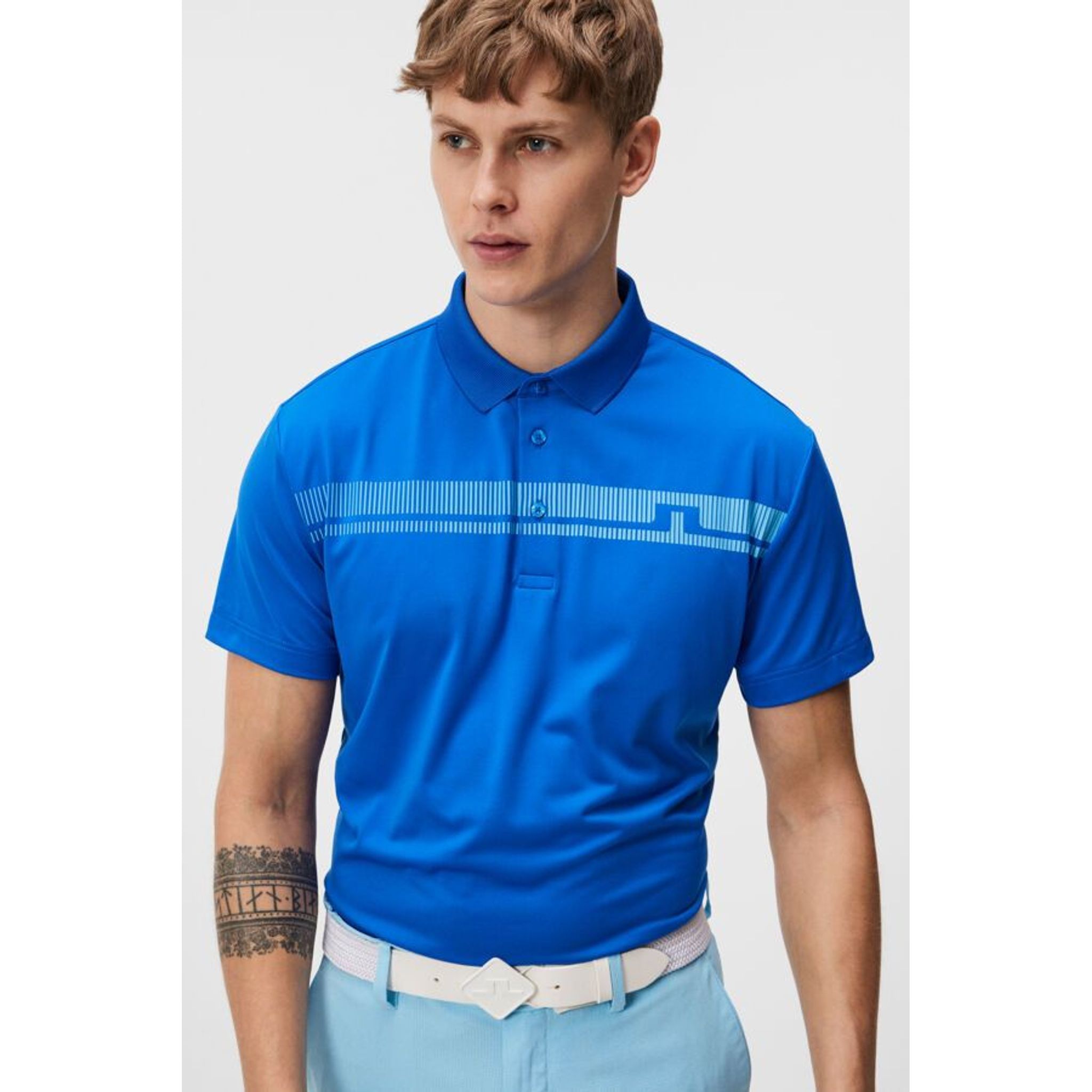 J. Lindeberg Klas Polo de golf coupe classique pour hommes