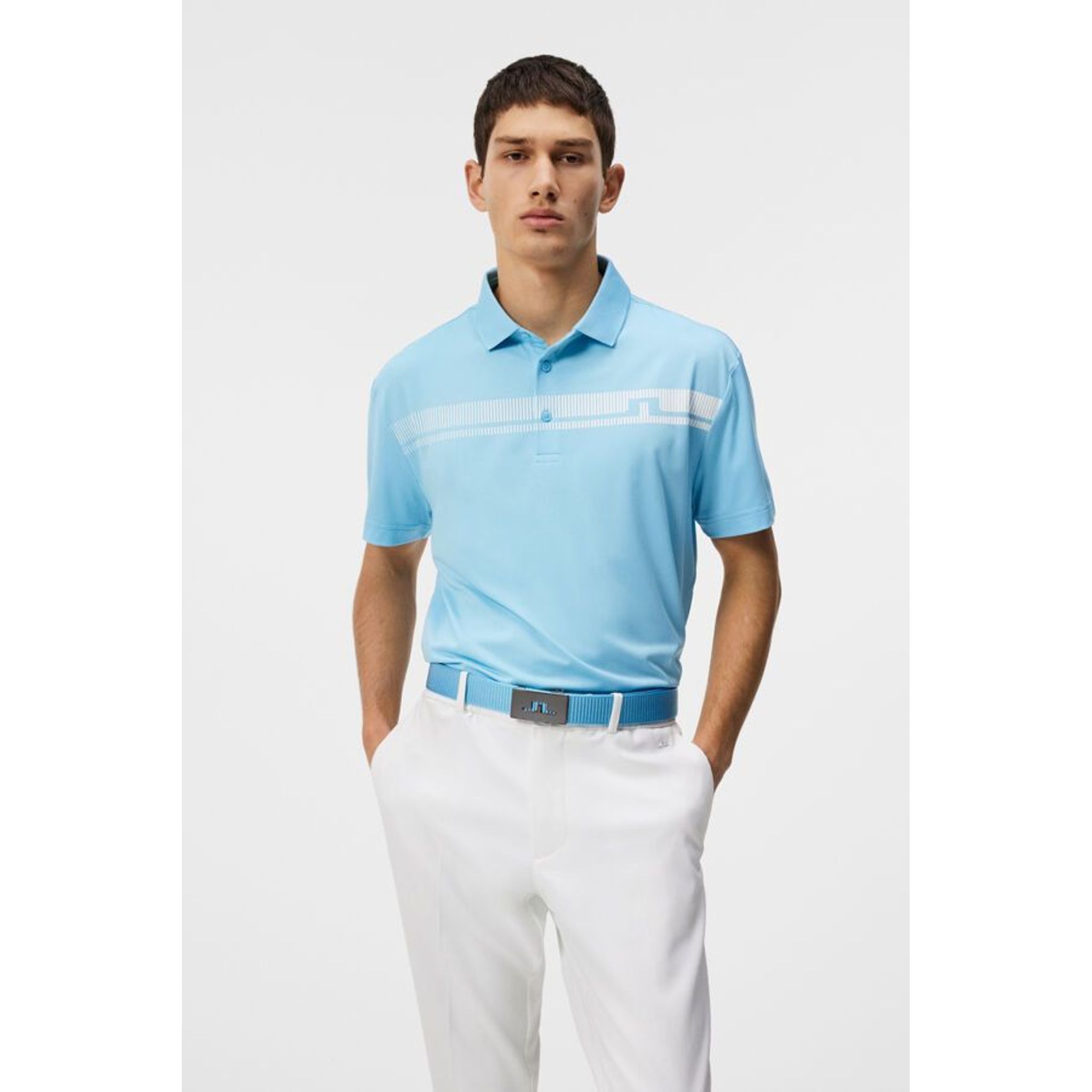 J. Lindeberg Klas Polo de golf coupe classique pour hommes