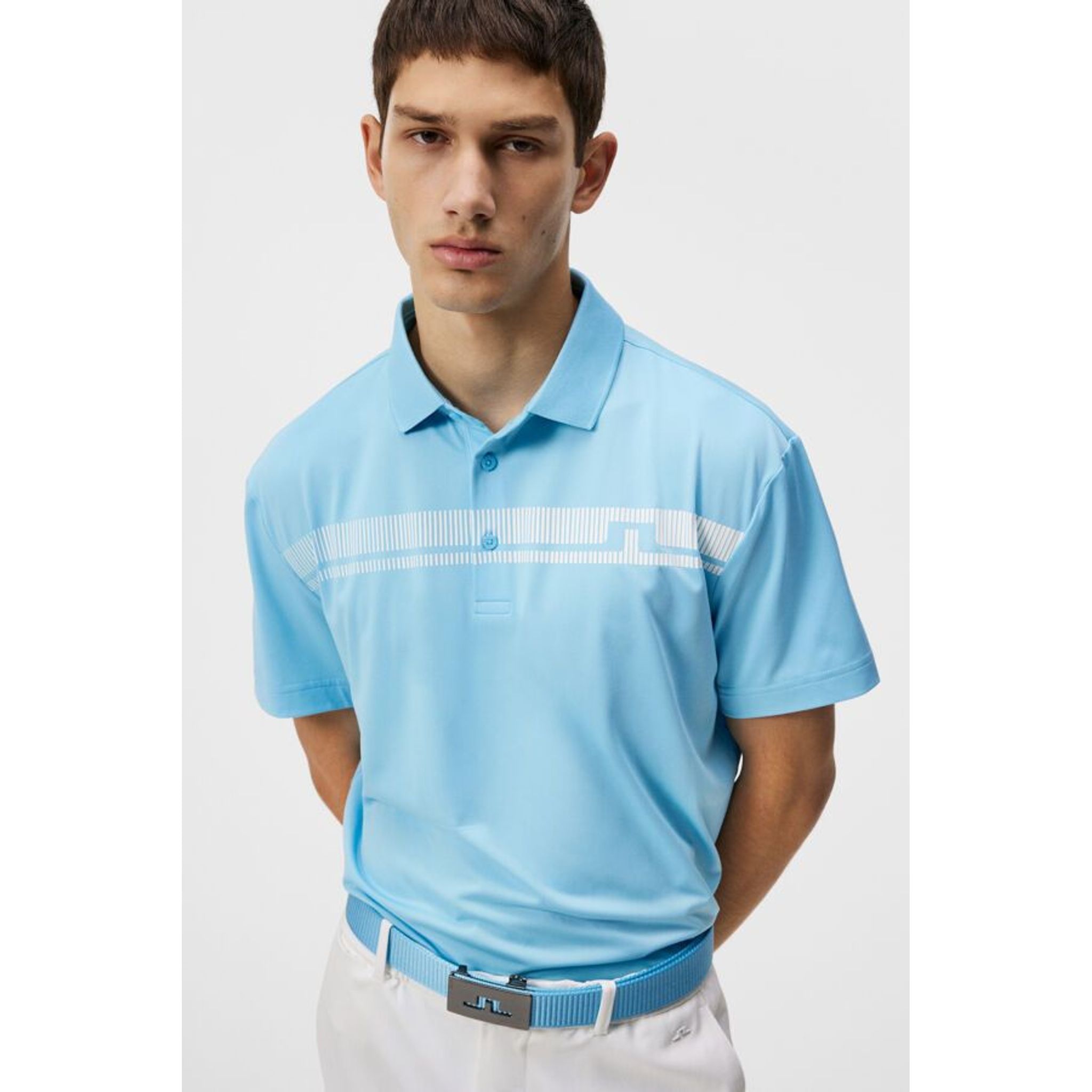 J. Lindeberg Klas Polo de golf coupe classique pour hommes