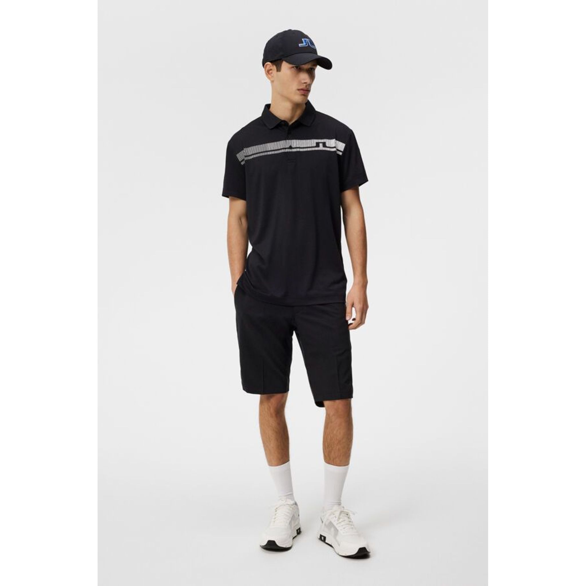 J. Lindeberg Klas Polo de golf coupe classique pour hommes