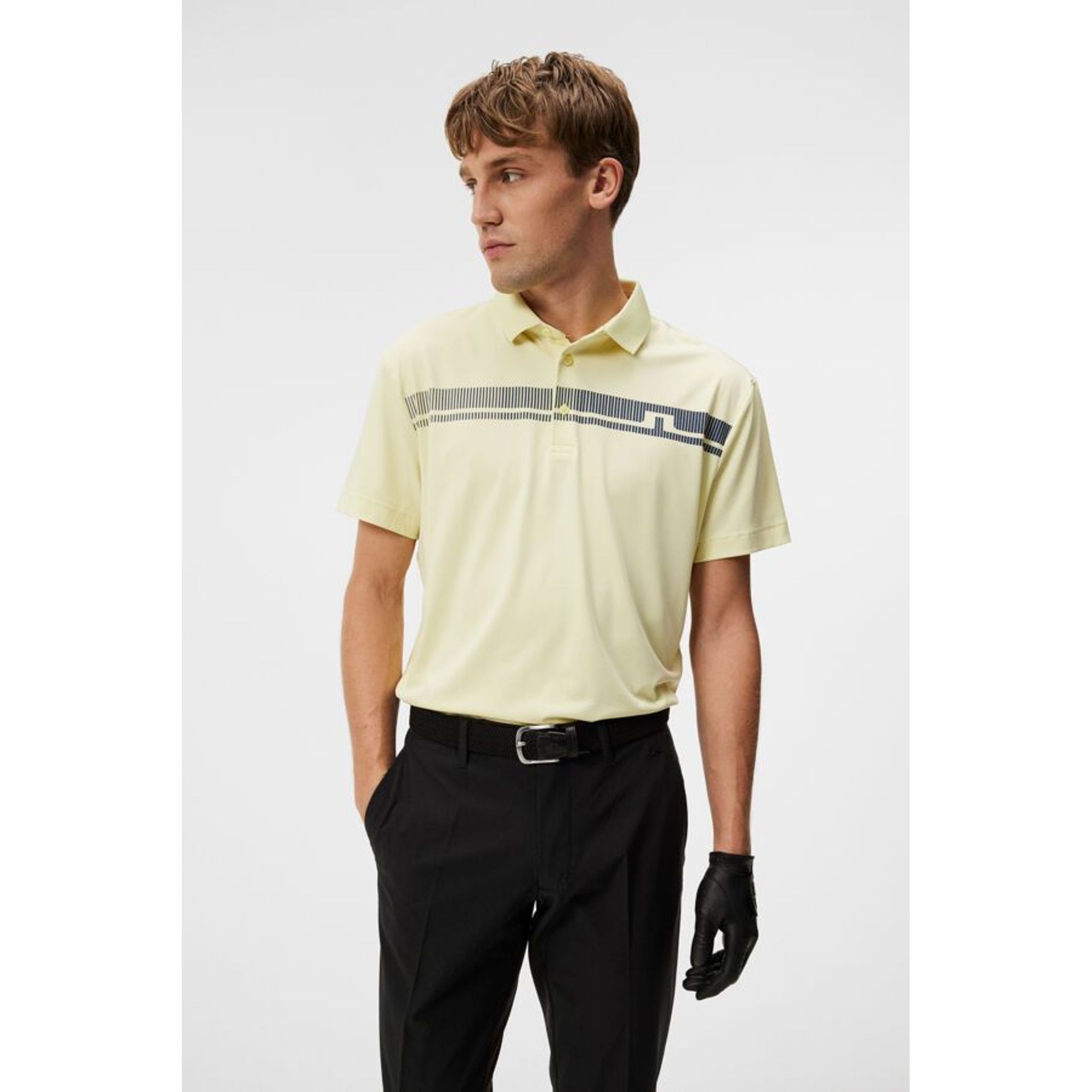 J. Lindeberg Klas Polo de golf coupe classique pour hommes