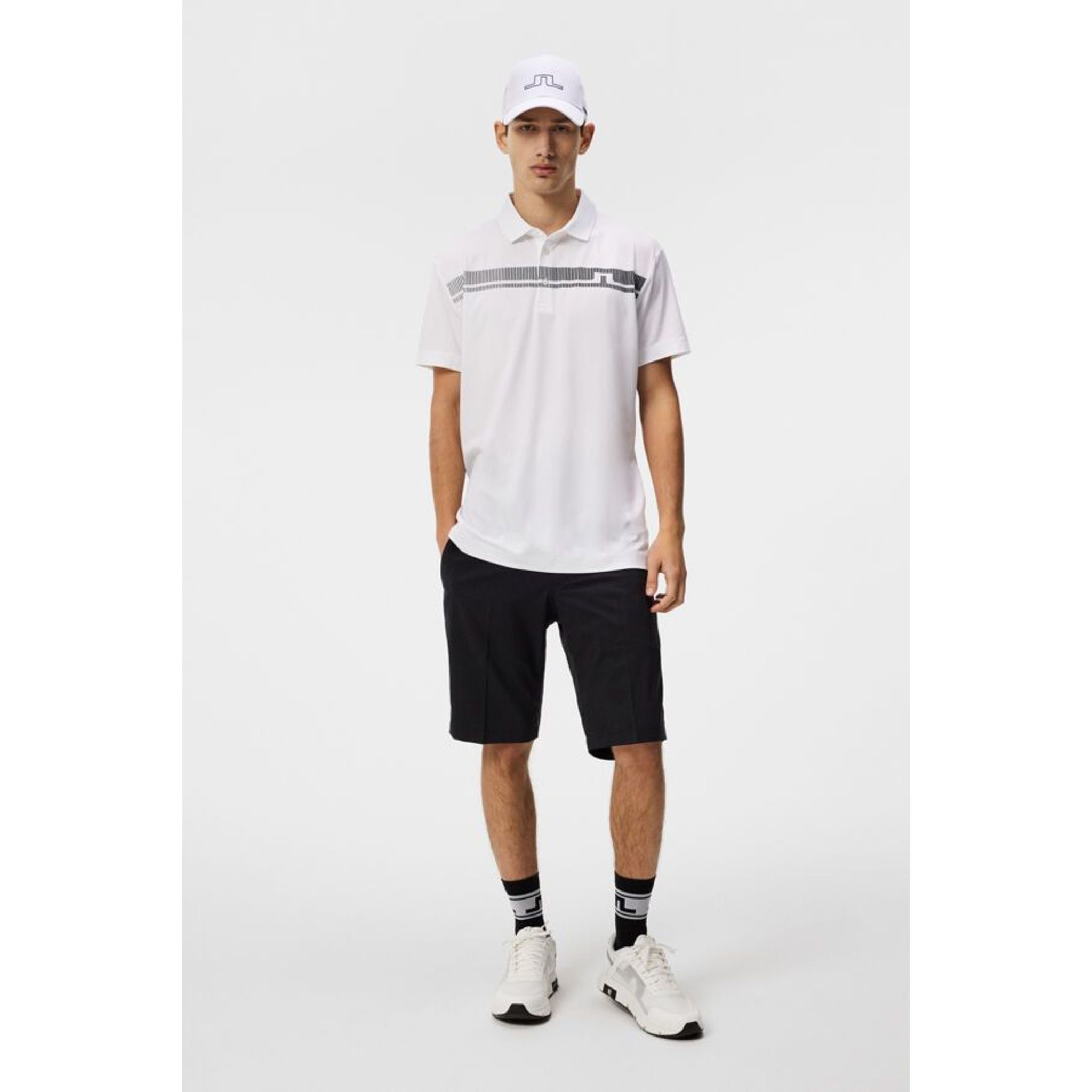 J. Lindeberg Klas Polo de golf coupe classique pour hommes