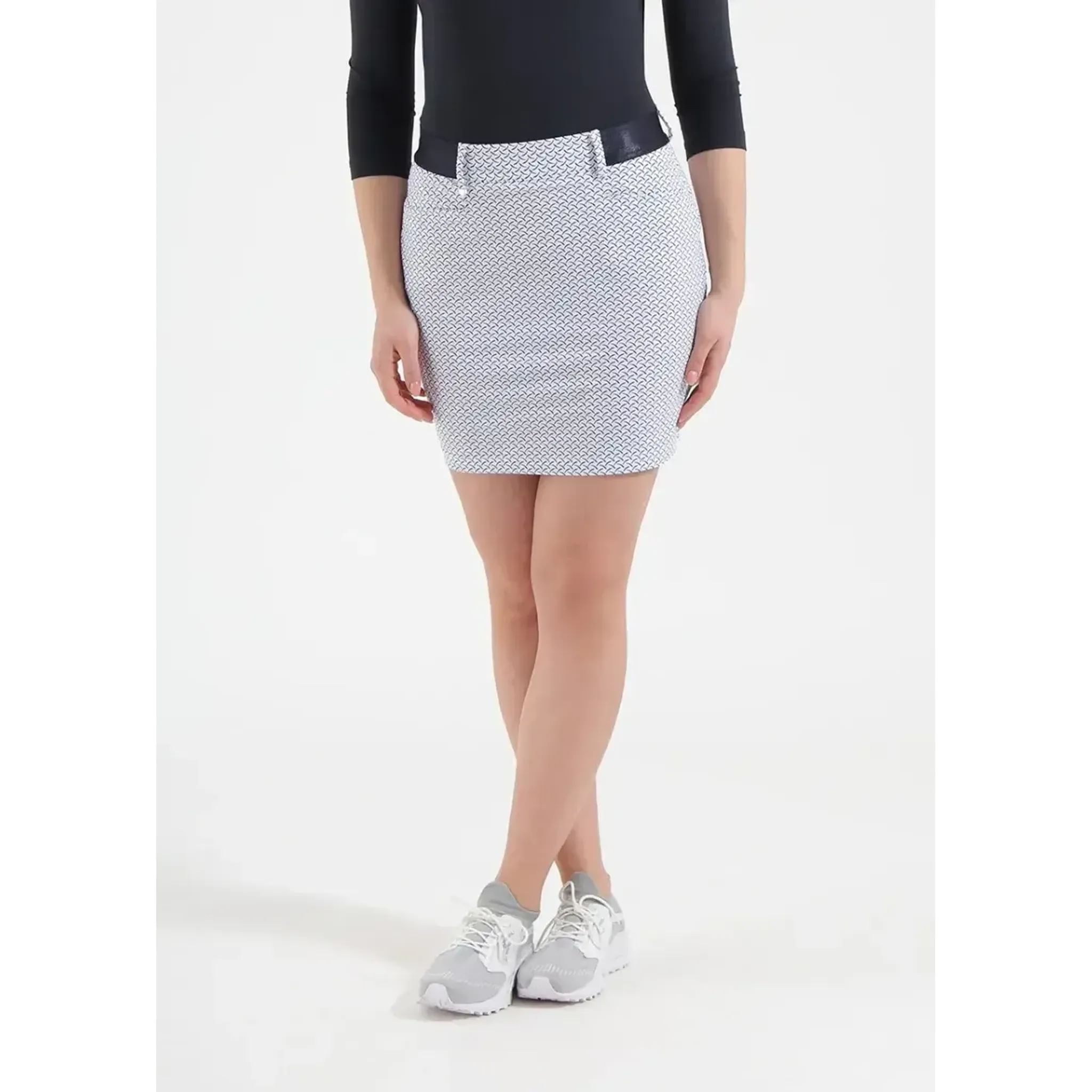 Chervo Jogging Golf jupe femme blanc à motifs D-34 (I-40) femme