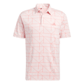 Polo de golf Adidas en jacquard