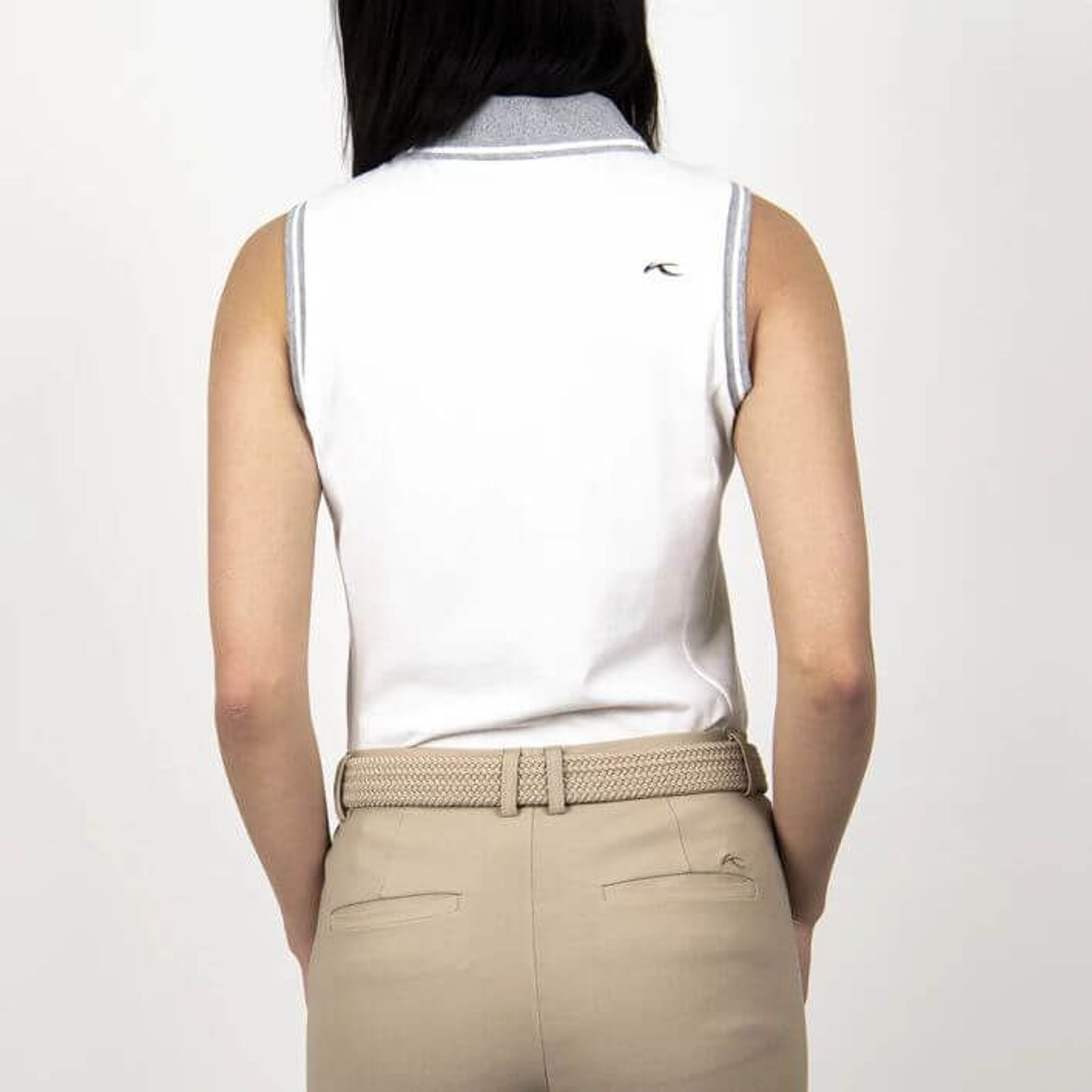 Polo de golf Kjus Vneck S/L pour femme