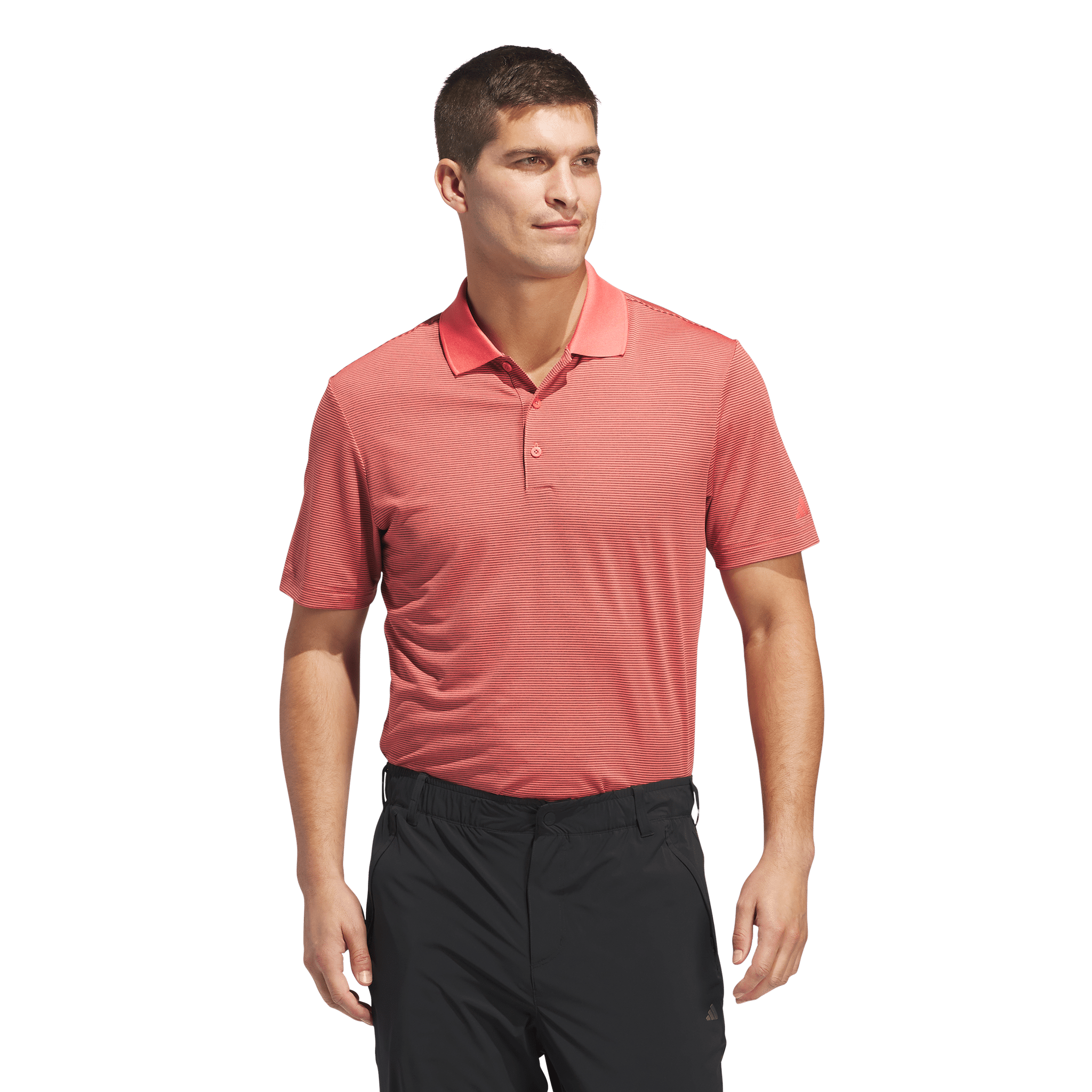 Polo à rayures ottomanes Adidas Ultimate365 pour homme