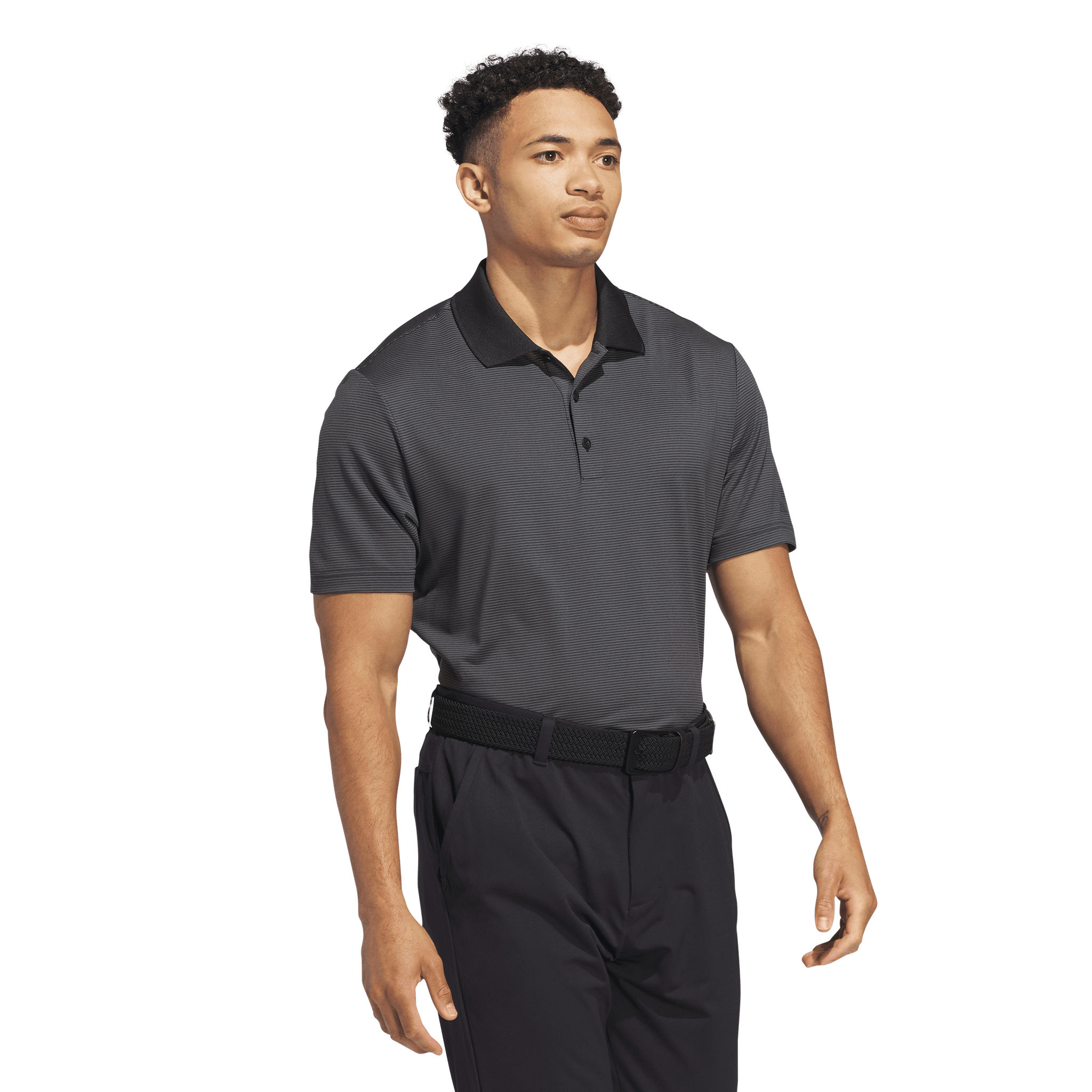 Polo à rayures ottomanes Adidas Ultimate365 pour homme