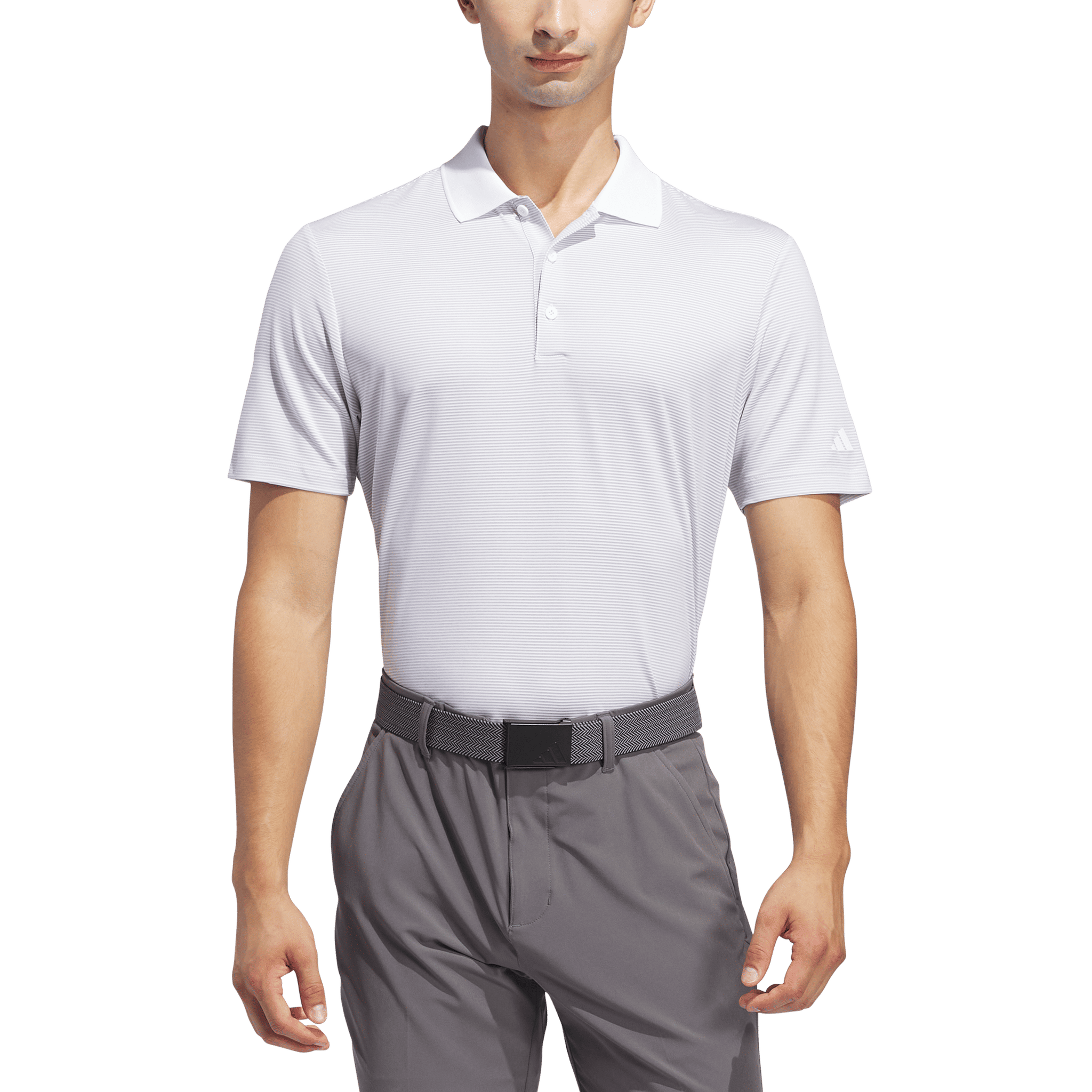 Polo à rayures ottomanes Adidas Ultimate365 pour homme