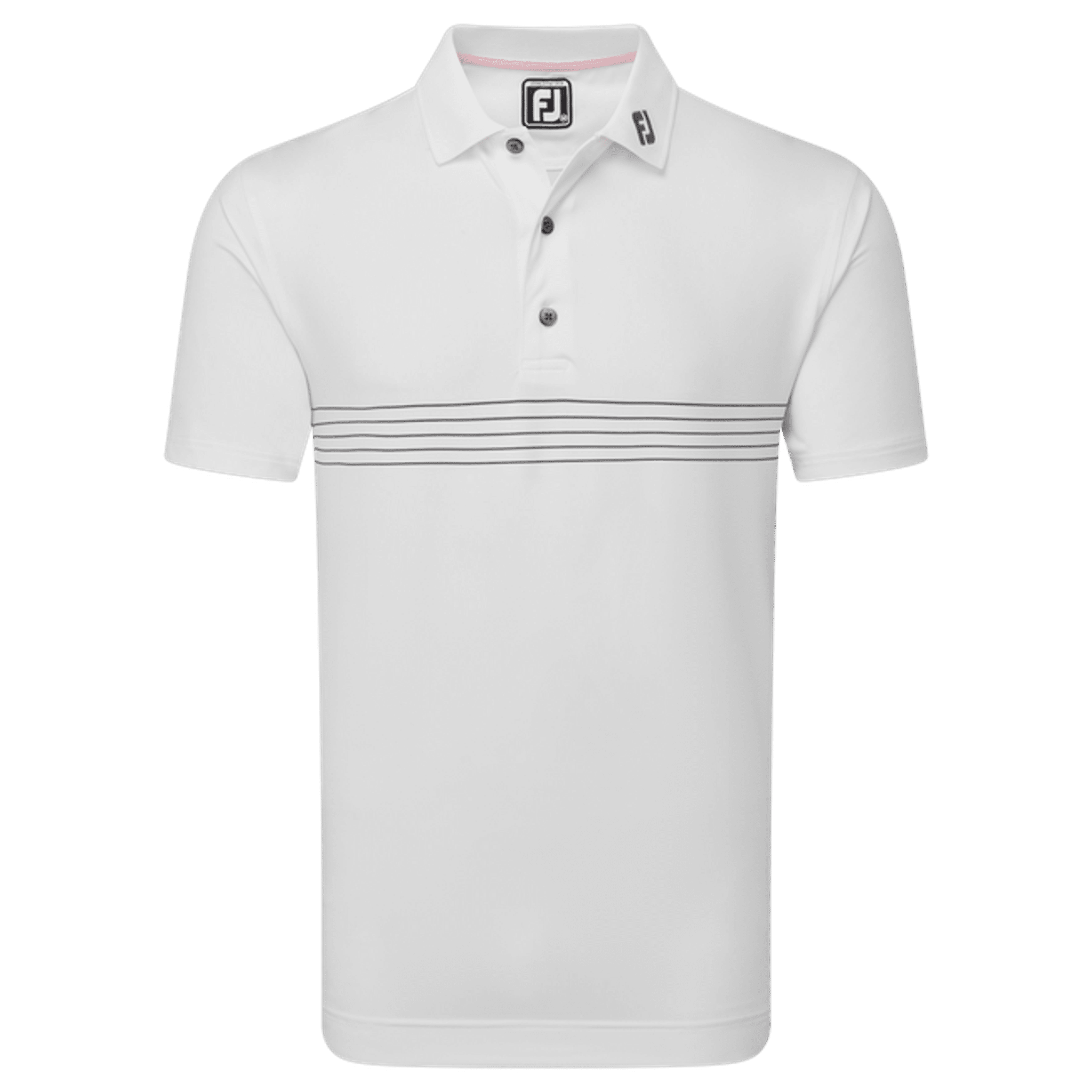 Polo en fil d'Écosse Footjoy Engineered à fines rayures pour hommes