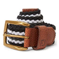 Ceinture Rayée Homme Twilight, Racing Rouge, Blanc