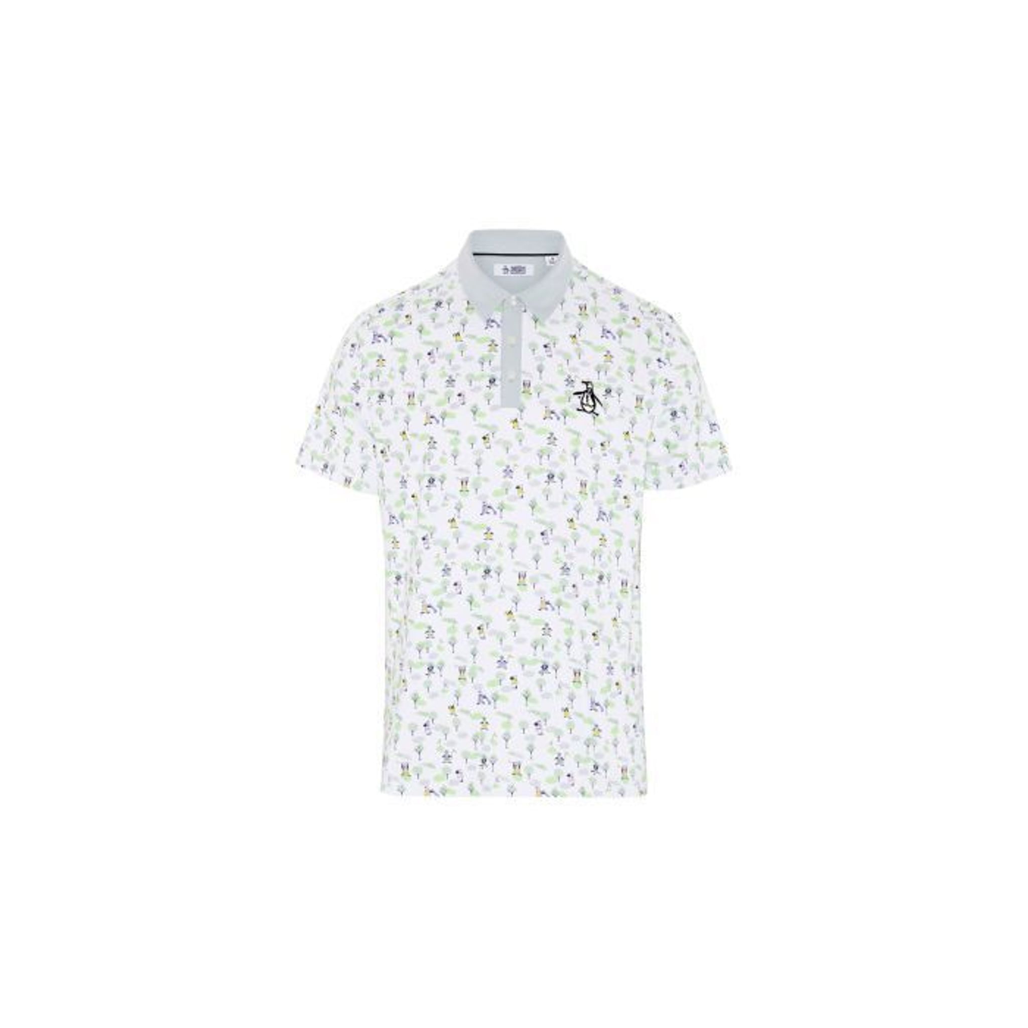 Original Penguin Pete 'N The Course Polo à imprimé color block pour hommes