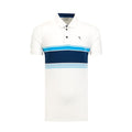 Chervo Agelong Polo Homme Blanc/Bleu Foncé 46