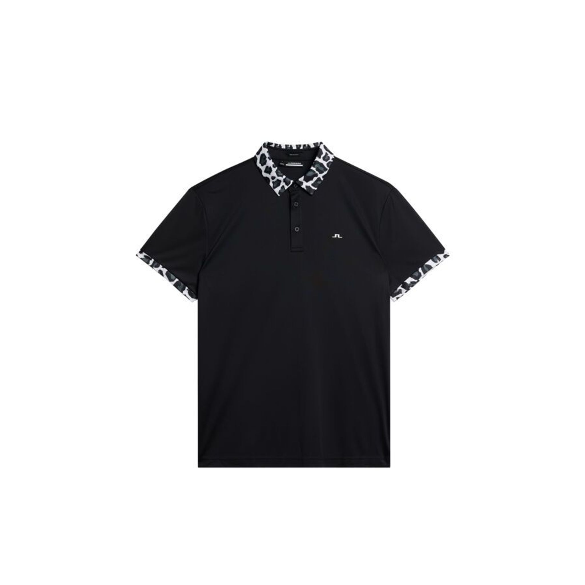 J. Lindeberg M Chapin Regular Polo Noir Homme