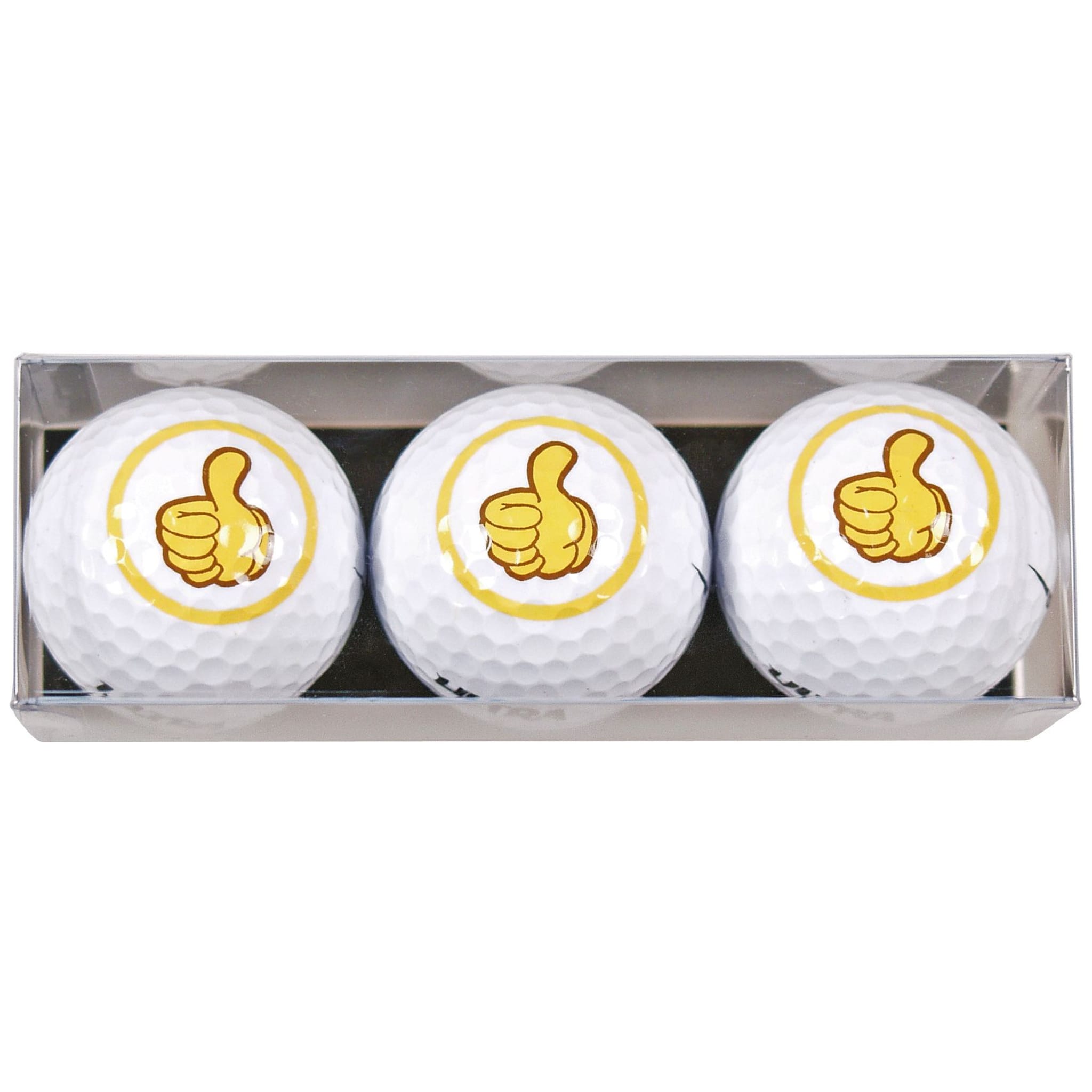 Cadeaux de golf Sportiques Motifs Smiley (3 balles)