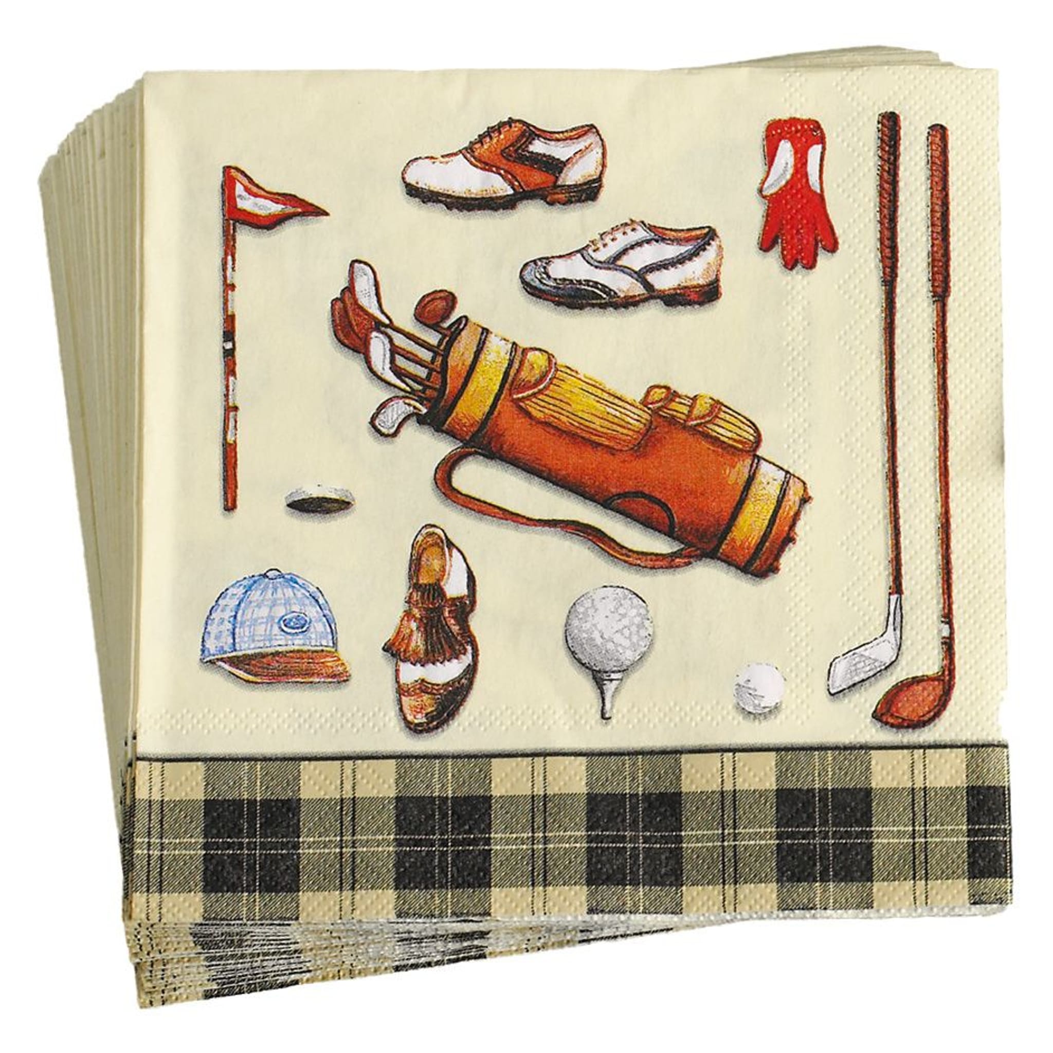 Serviettes cadeaux de golf Sportiques "Golf"