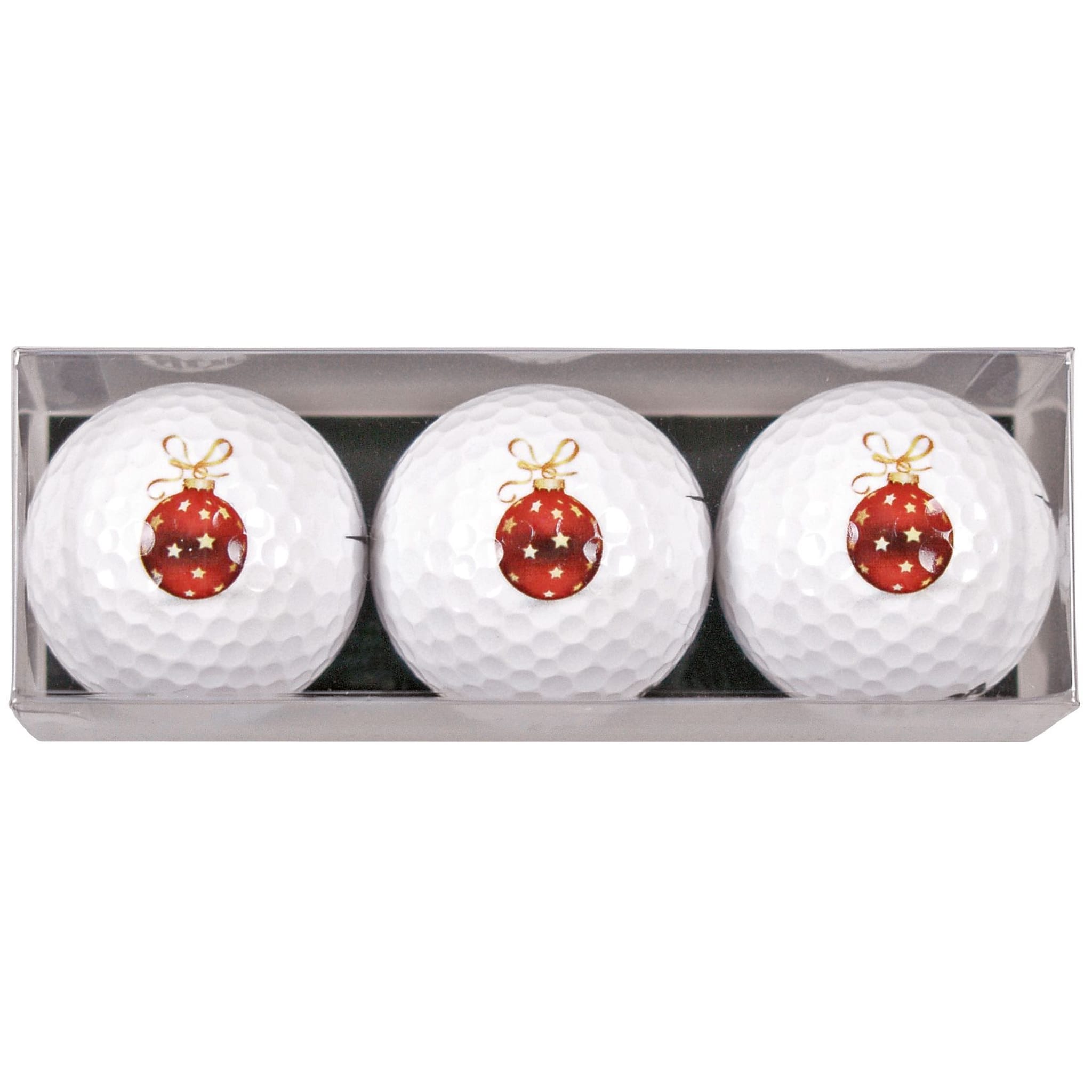 Cadeaux de golf sportifs Boules de Noël 3 balles