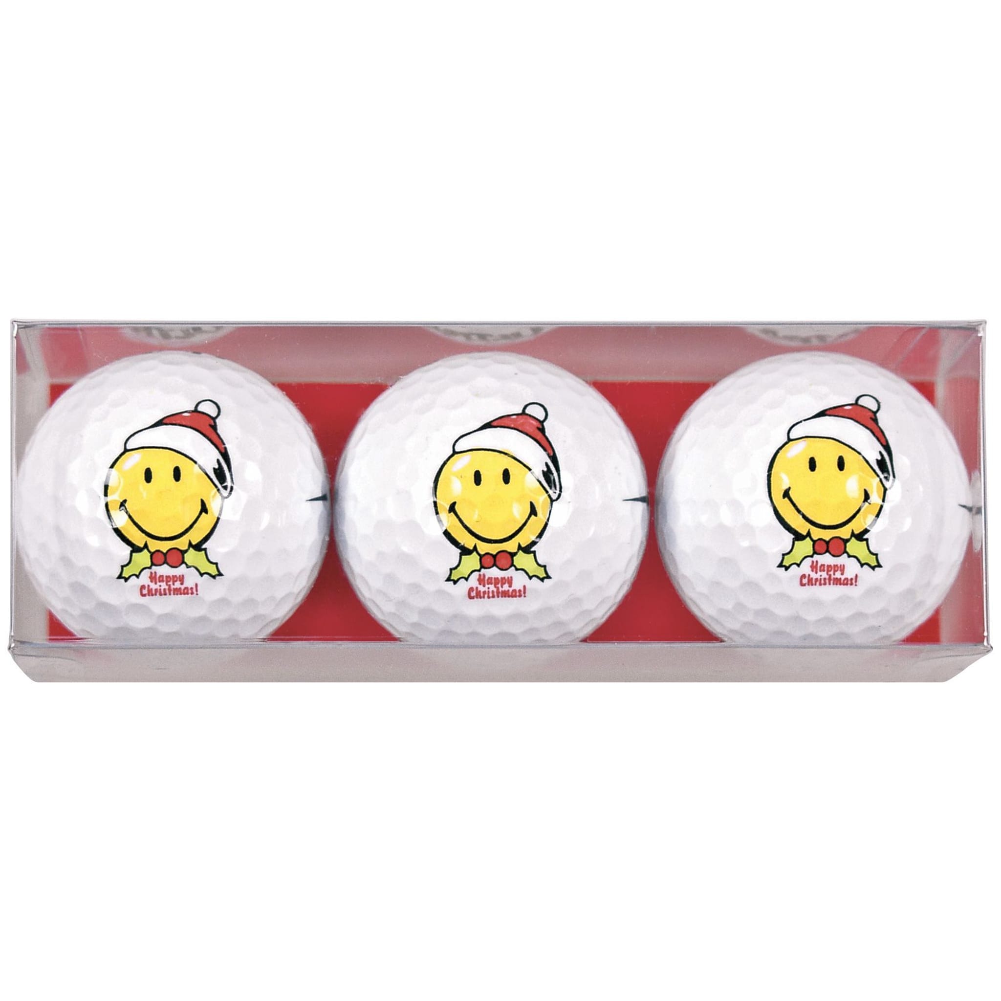 Cadeaux de golf Sportiques Smiley X-Mas (3 balles)