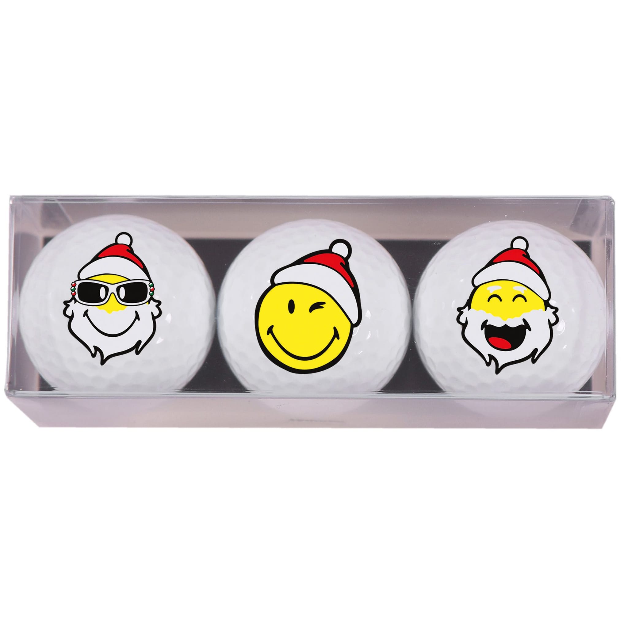 Cadeaux de golf Sportiques Smiley X-Mas (3 balles) X1