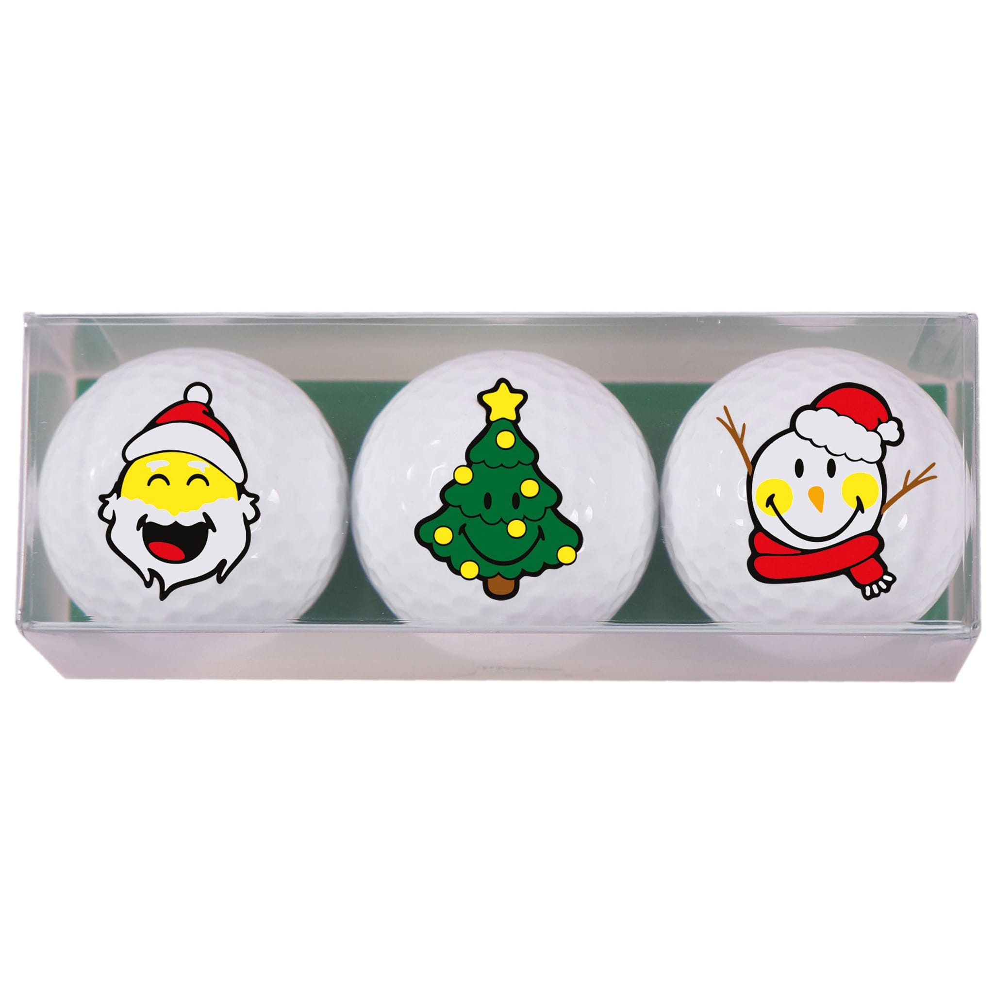 Cadeaux de golf Sportiques Smiley X-Mas (3 balles) X2