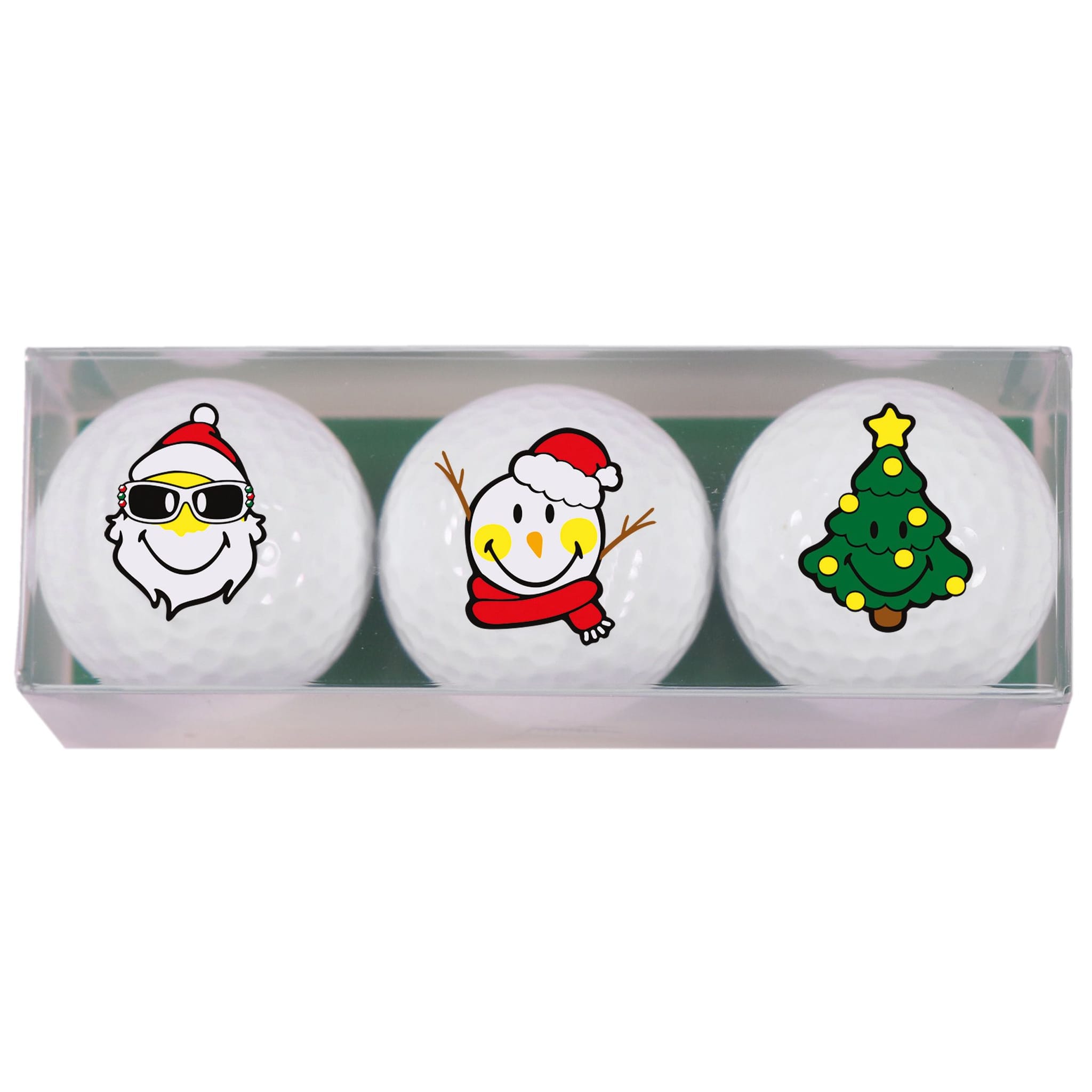 Cadeaux de golf Sportiques Smiley X-Mas (3 balles) X6