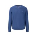 Fynch Hatton Pull col V HE / Acier / 3XL Homme