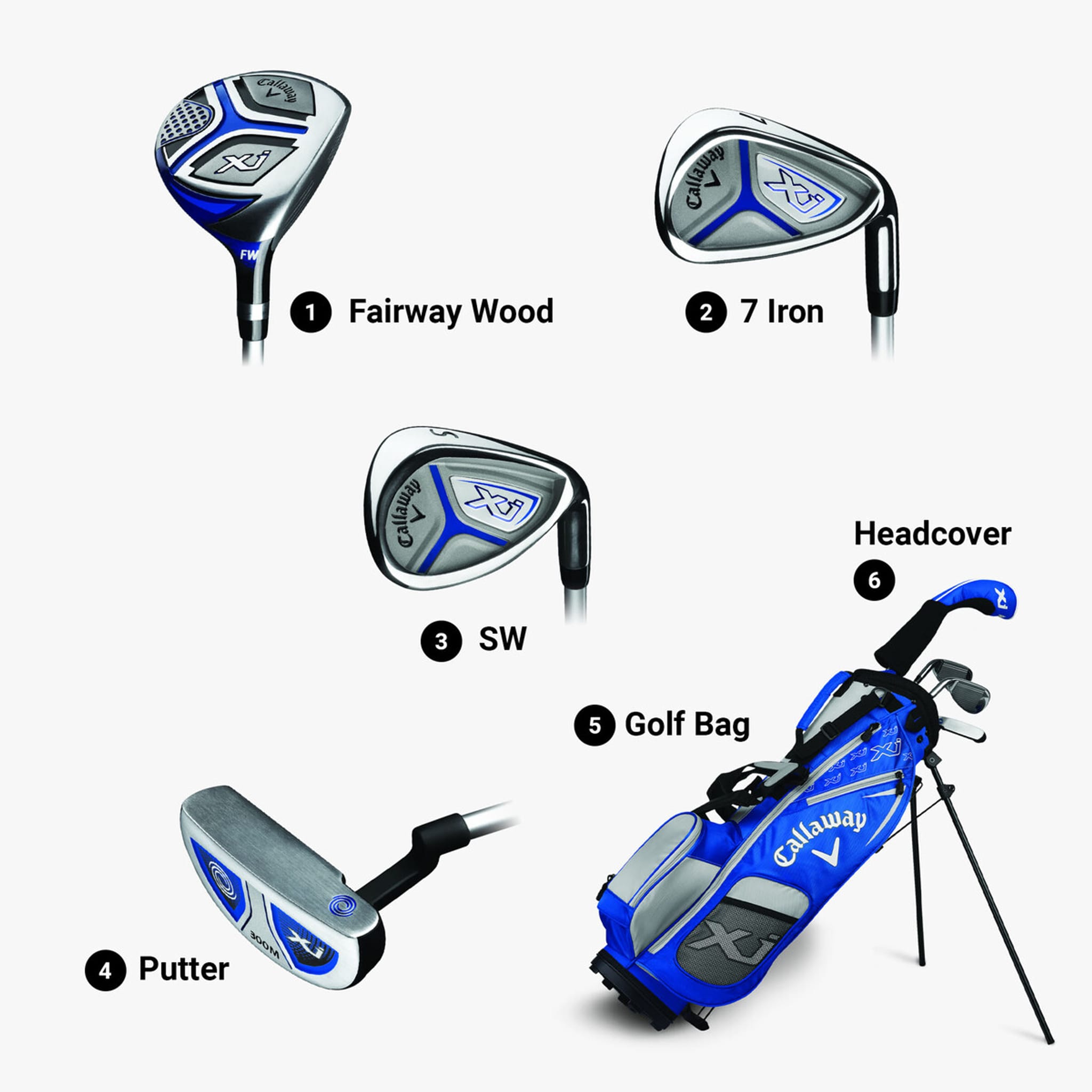 Ensemble complet Callaway XJ pour garçons