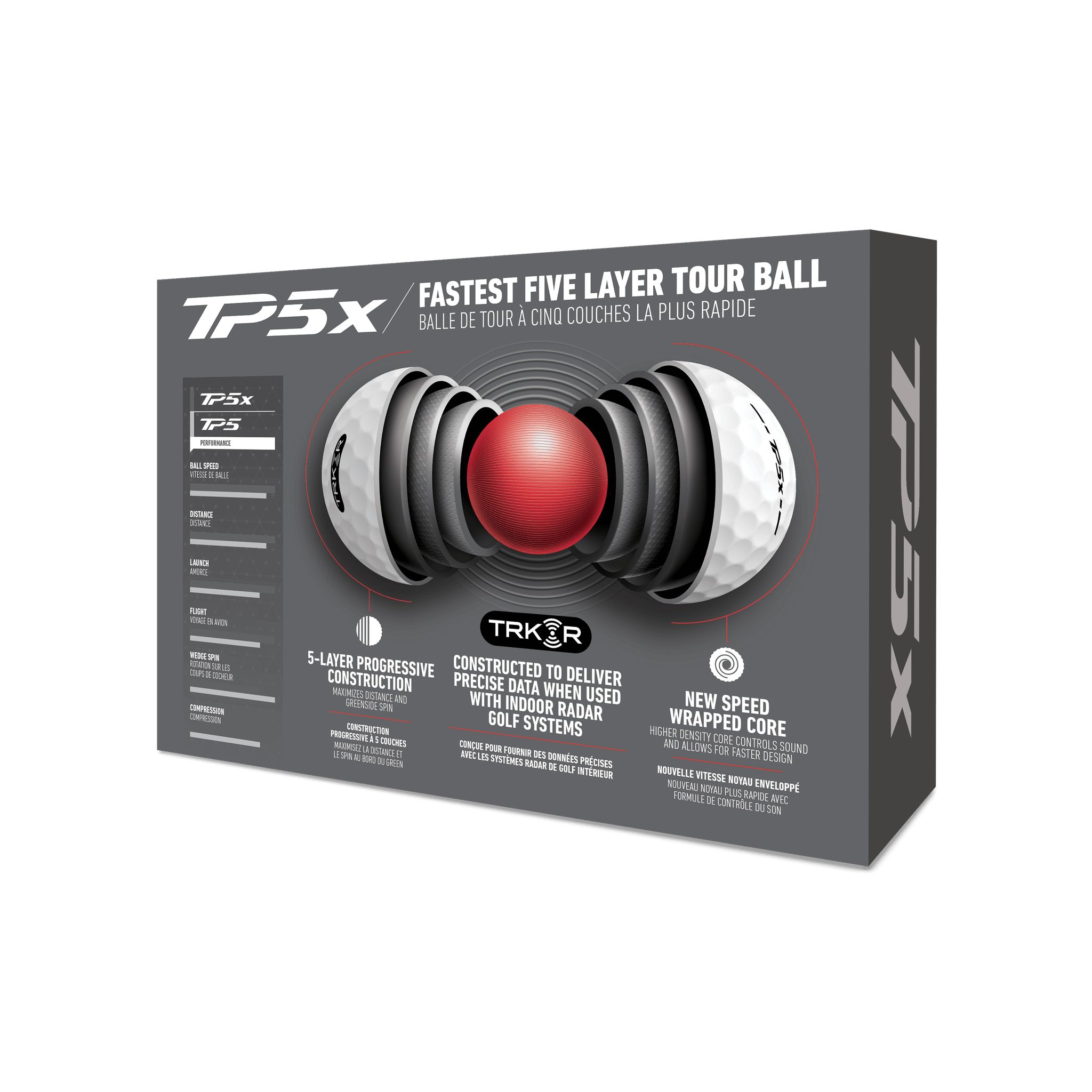 Balles de golf TaylorMade TP5x TRK-R