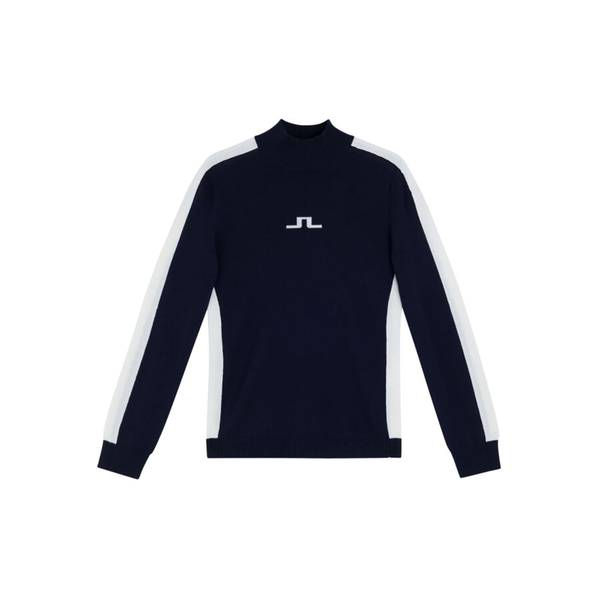 Pull de golf tricoté J. Lindeberg Adia JL Navy pour femme