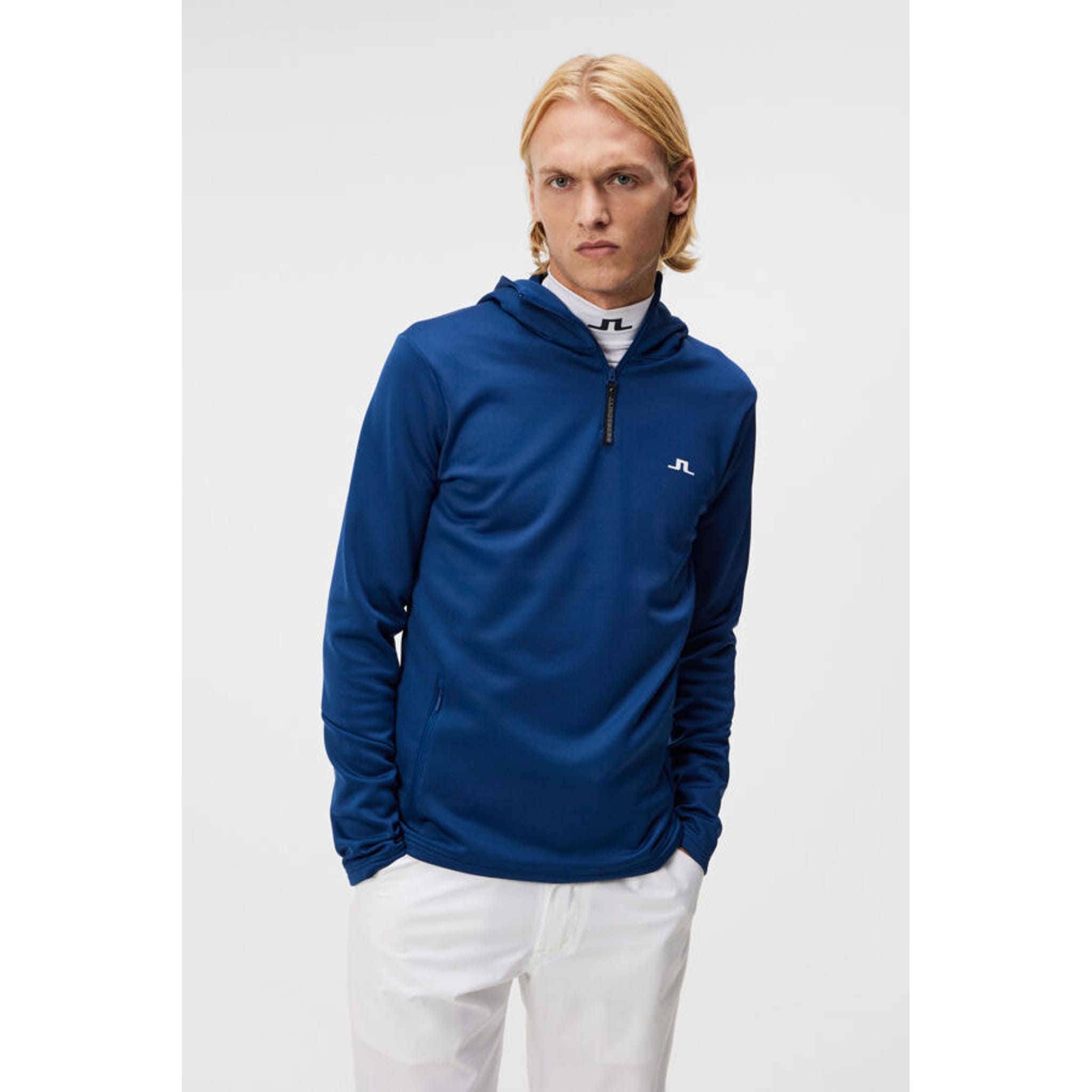 J. Lindeberg Aerial Quarter Hood Hommes Estate Bleu Hommes