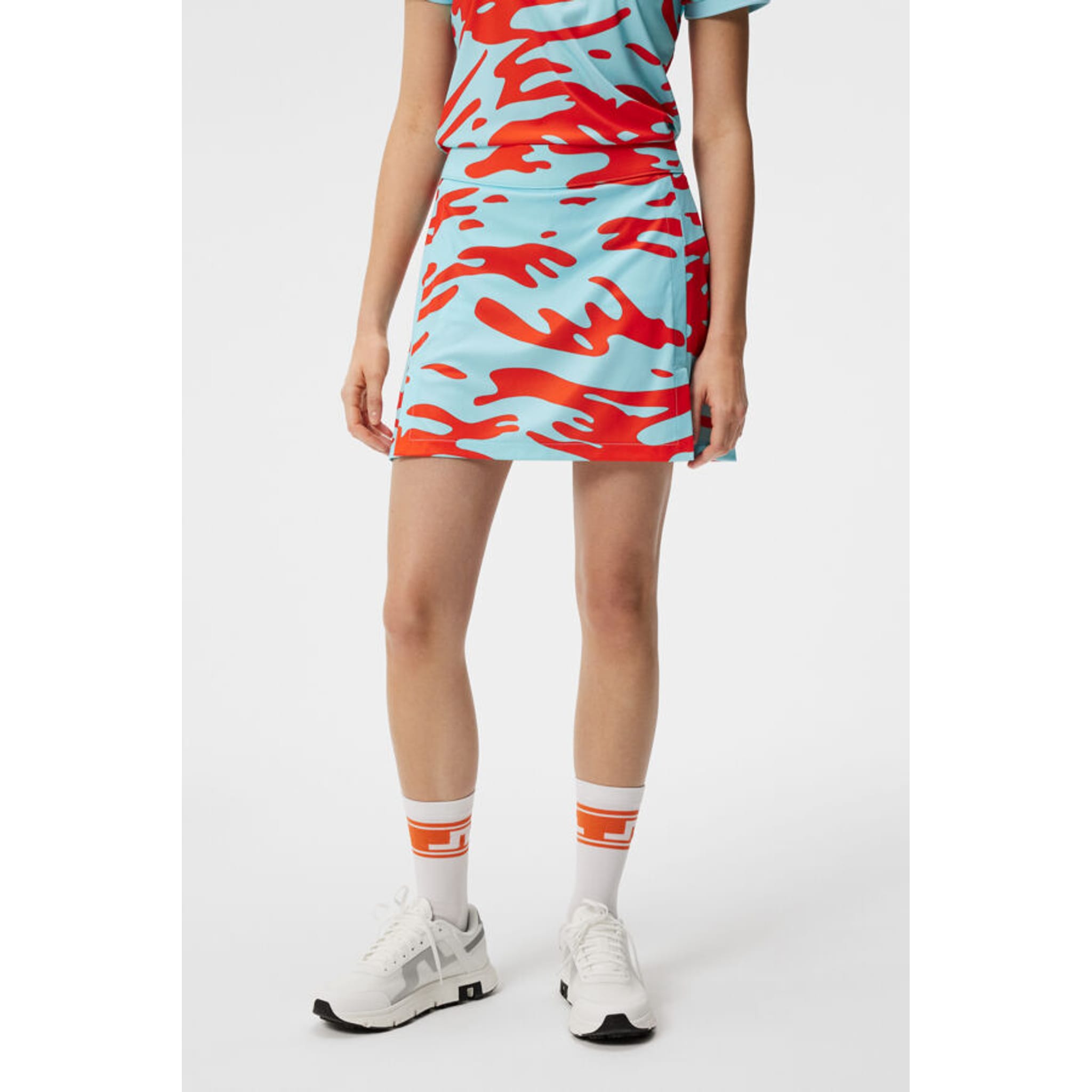 J. Lindeberg Amelie Mid Leo Print Jupe-short Femme