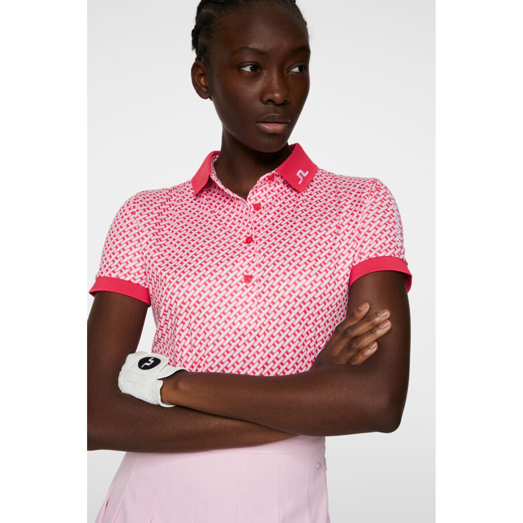 J. Lindeberg Tour Tech Print Polo